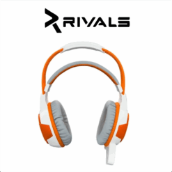 Alternative view of AUDIFONOS GAMER MERCURY NARANJA Y BLANCO RIVALS