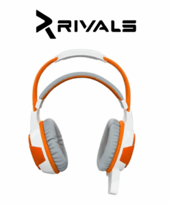 Alternative view of AUDIFONOS GAMER MERCURY NARANJA Y BLANCO RIVALS