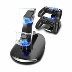 CARGADOR DUAL PARA MANDO PS4 SEISA