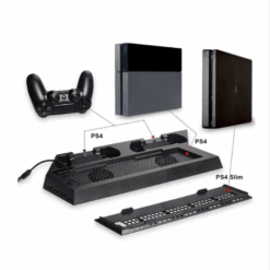 Alternative view of BASE CON VENTILADOR PARA PS4 FAT Y SLIM