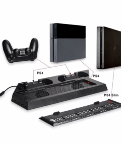 Alternative view of BASE CON VENTILADOR PARA PS4 FAT Y SLIM