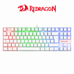 TECLADO REDRAGON KUMARA K552W RGB ESPAÑOL BLANCO MECANICO