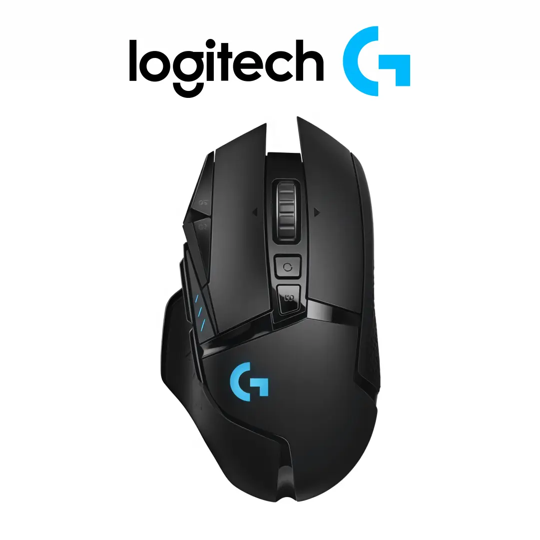Mouse Gamer Inalambrico Logitech G502 Lightspeed Sensor Hero 25K con Pesas Ajustables (Negro) - Imagen 2