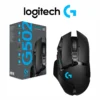 Mouse Gamer Inalambrico Logitech G502 Lightspeed Sensor Hero 25K con Pesas Ajustables (Negro)