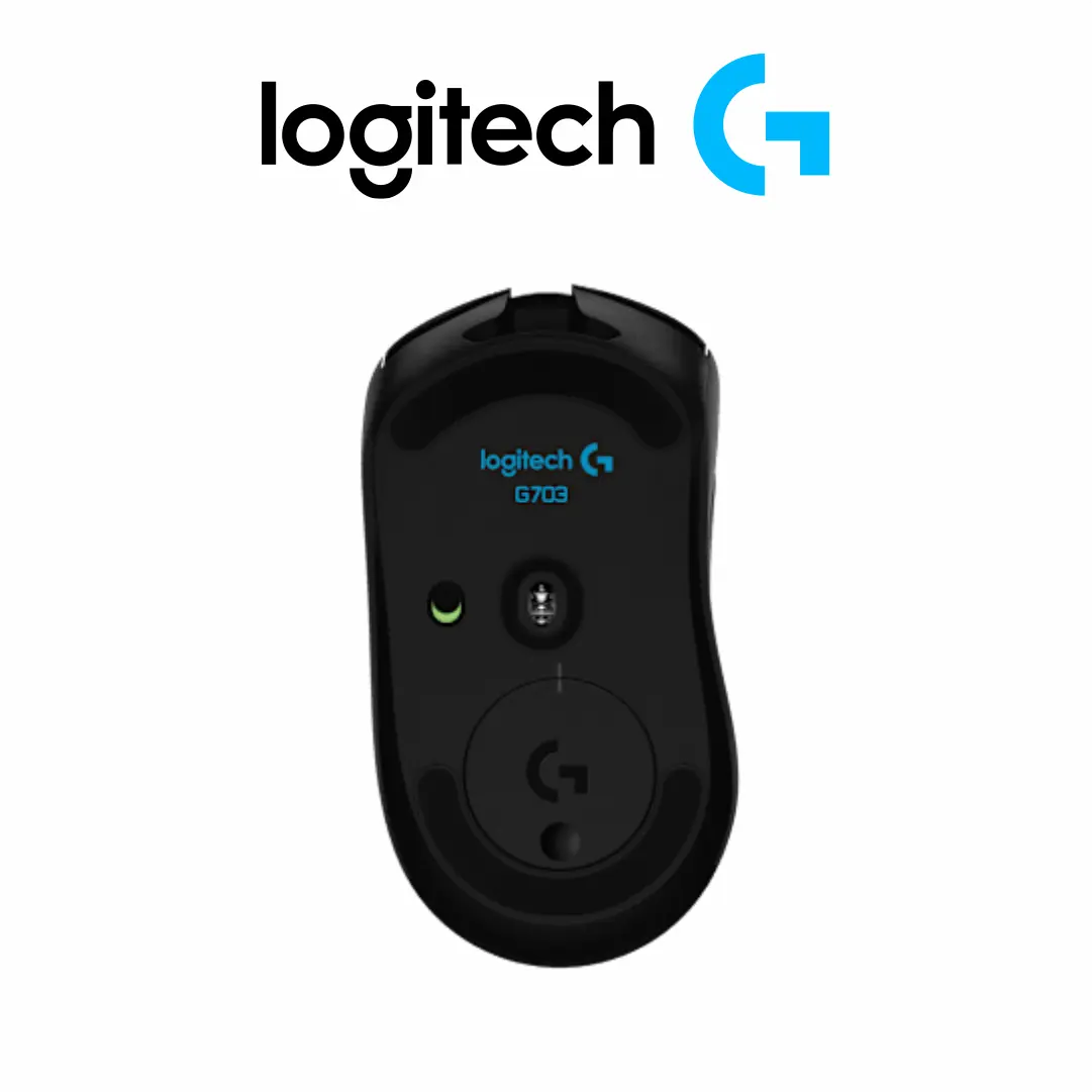 Mouse Gamer Inalambrico Logitech G703 Lightspeed Sensor Hero 25K RGB (Negro) - Imagen 4