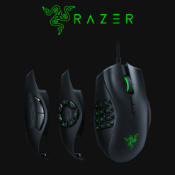 Alternative view of MOUSE GAMER NAGA TRINITY MMO MOBA 16K DPI CHROMA BLACK - RAZER