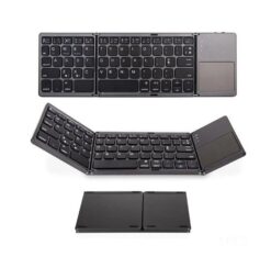 TECLADO MINI INALAMBRICO BLUETOOTH PLEGABLE CON TOUCH PAD