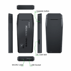 Alternative view of CONSOLA M8 INALAMBRICA DE VIDEOJUEGOS RETRO (10000 Juegos, Mando a Pila)