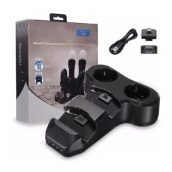 CARGADOR DUAL PARA MANDO PS4 Y MANDOS MOVE