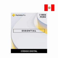 PLAYSTATION PLUS ESSENTIAL 3 MES PERÚ (Código Digital)