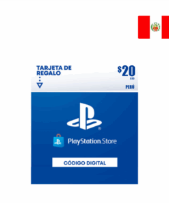 TARJETA DE REGALO GIFT CARD PSN 20$ PERÚ (Código 12 dígitos)