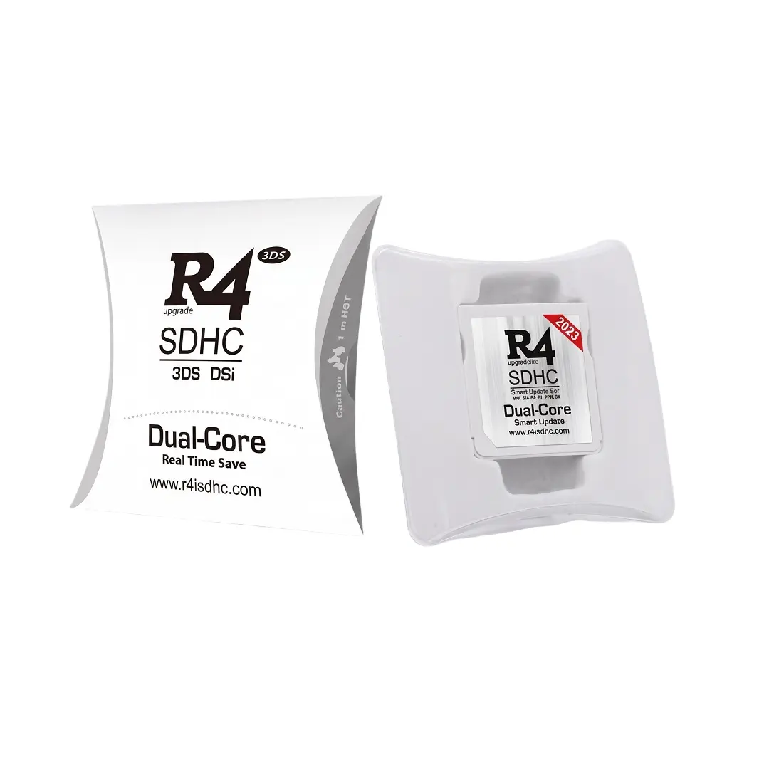 Tarjeta R4 SDHC Dual-Core para Nintendo 3DS, 2DS, DSi y DS Lite (Real Time Save)