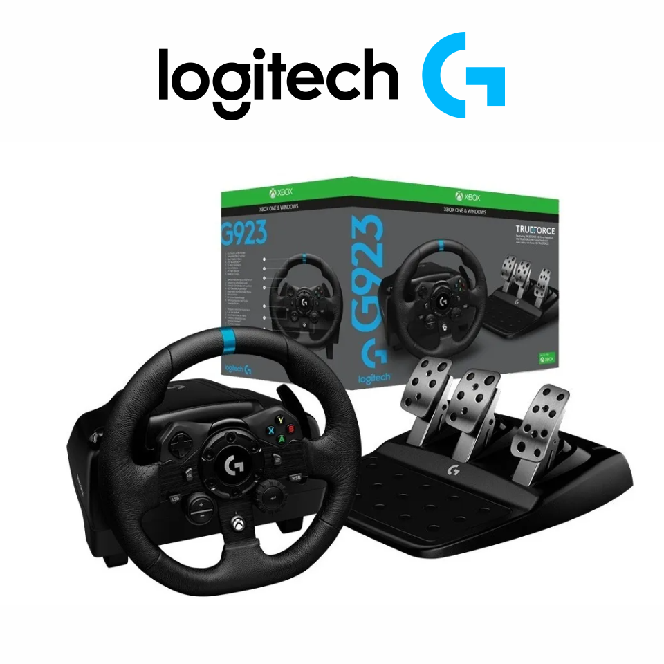 Volante de simulación de carreras Logitech G923 TRUEFORCE para Xbox,  PlayStation y PC
