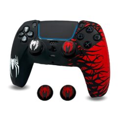 Alternative view of FUNDA DE SILICONA CON DISEÑOS PARA MANDO PS5 MAS 2 GRIPS