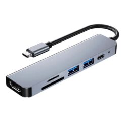 HUB MULTIPLES SALIDAS HDMI/SD/TF/USB3.0/TIPO-C/PD SEISA