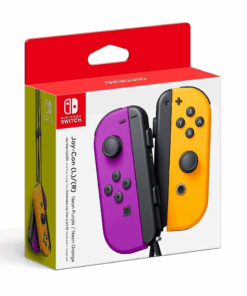 JOY CON (LR) MORADO/NARANJA NEON