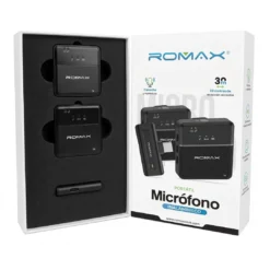Microfono Inalambrico Doble con Cancelacion de Ruido Tipo C