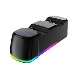 Alternative view of CARGADOR DUAL RGB PARA MANDO PS4