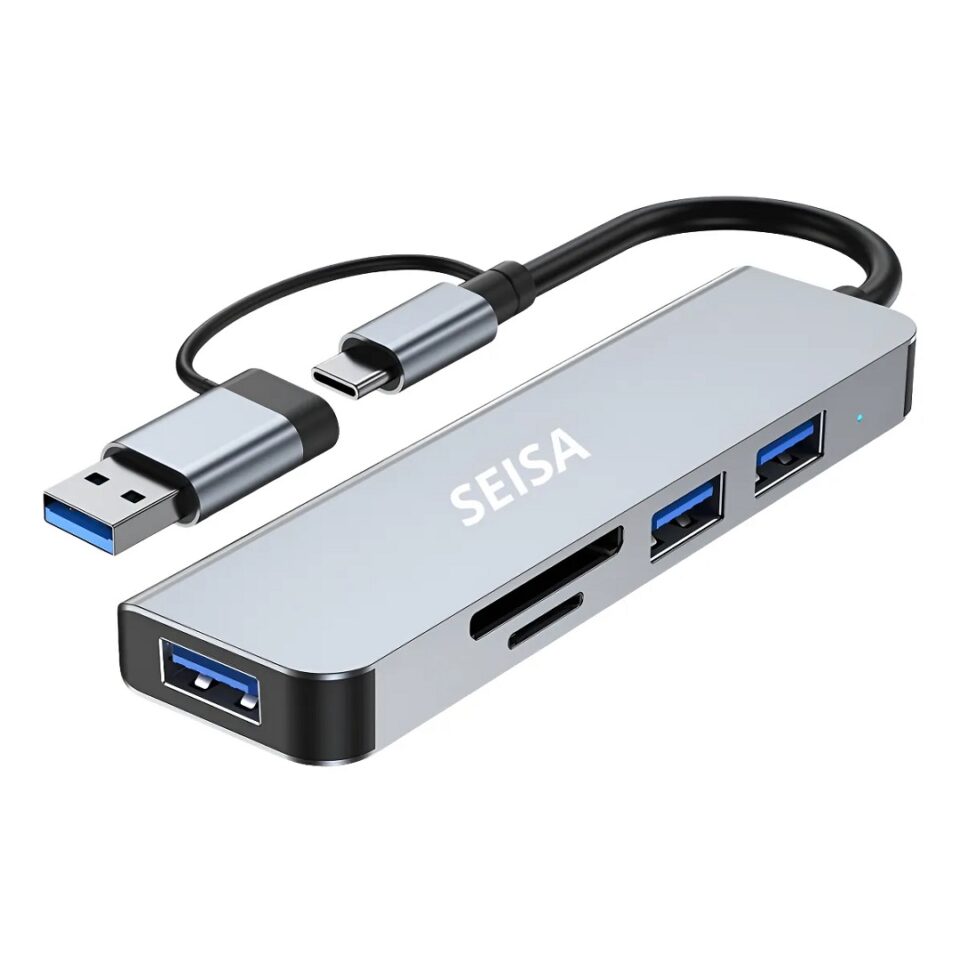 HUB MULTIPLES SALIDAS USB TO/USB 3.0/USB 2.0/SD/TF SEISA