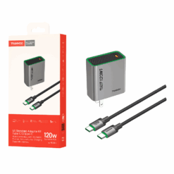 Alternative view of CARGADOR 120W DE 1.0M CABLE TIPO-C A TIPO-C (SOPORTE LAPTOPS) TRANYOO