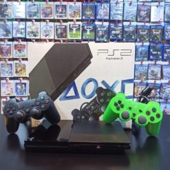 CONSOLA PLAYSTATION 2 SLIM MODELO 90001 (2 Mandos)