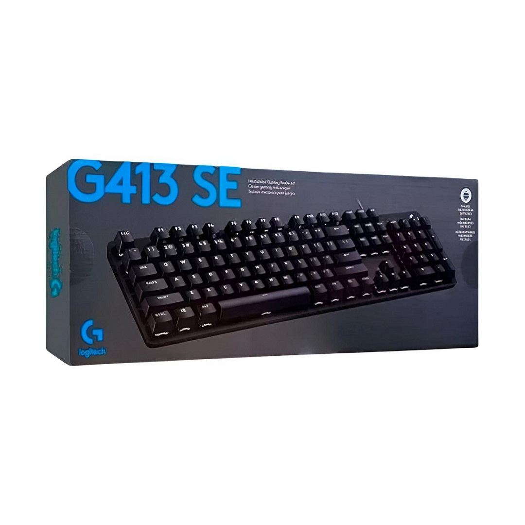 TECLADO LOGITECH G413 TKL SE NEGRO BLACKLIGHT MECANICO GAMING