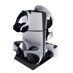 Alternative view of BASE DE CARGA Y ENFRIAMIENTO MULTIFUNCIONAL PARA CONSOLA PS5 SLIM / DIGITAL / MANDO VR2