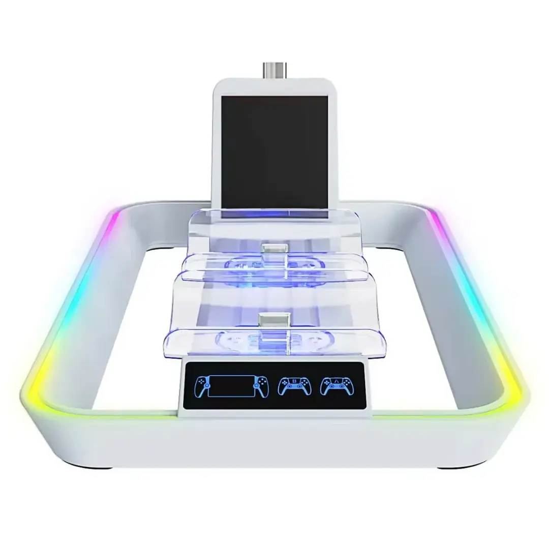 Cargador Dual RGB Para Mandos PS5 y PlayStation Portal - Imagen 3