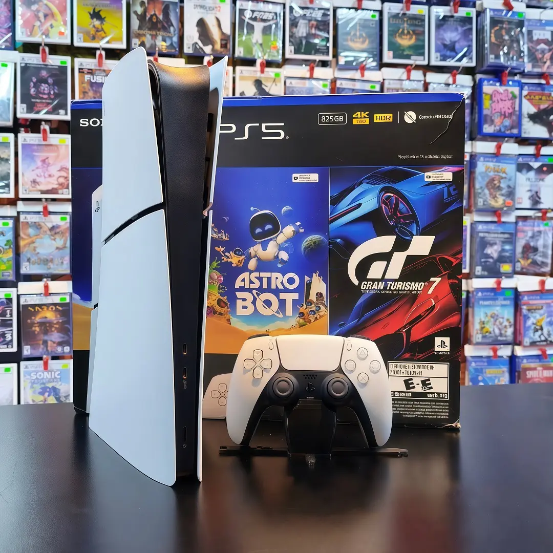 Consola Playstation 5 Slim Digital 825GB + Ea Sports Fc 26 y Astro Bot (Usado)
