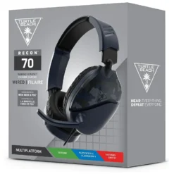 Audifono Gamer Turtle Beach Recon 70p para Xbox, PS5, PS4, Switch, PC Color Camuflaje Verde