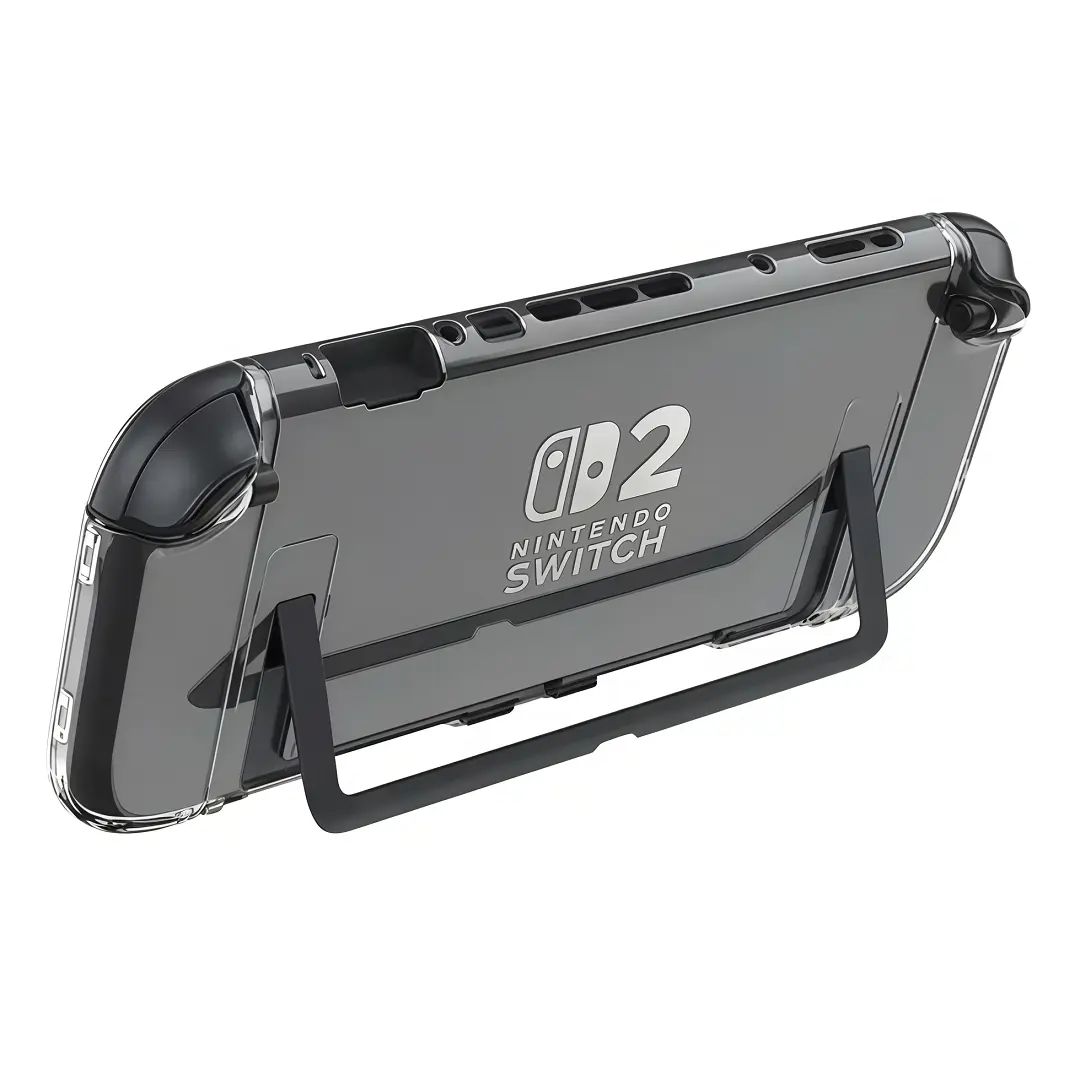 Carcasa Protectora Dobe Transparente Para Switch 2 - Imagen 3
