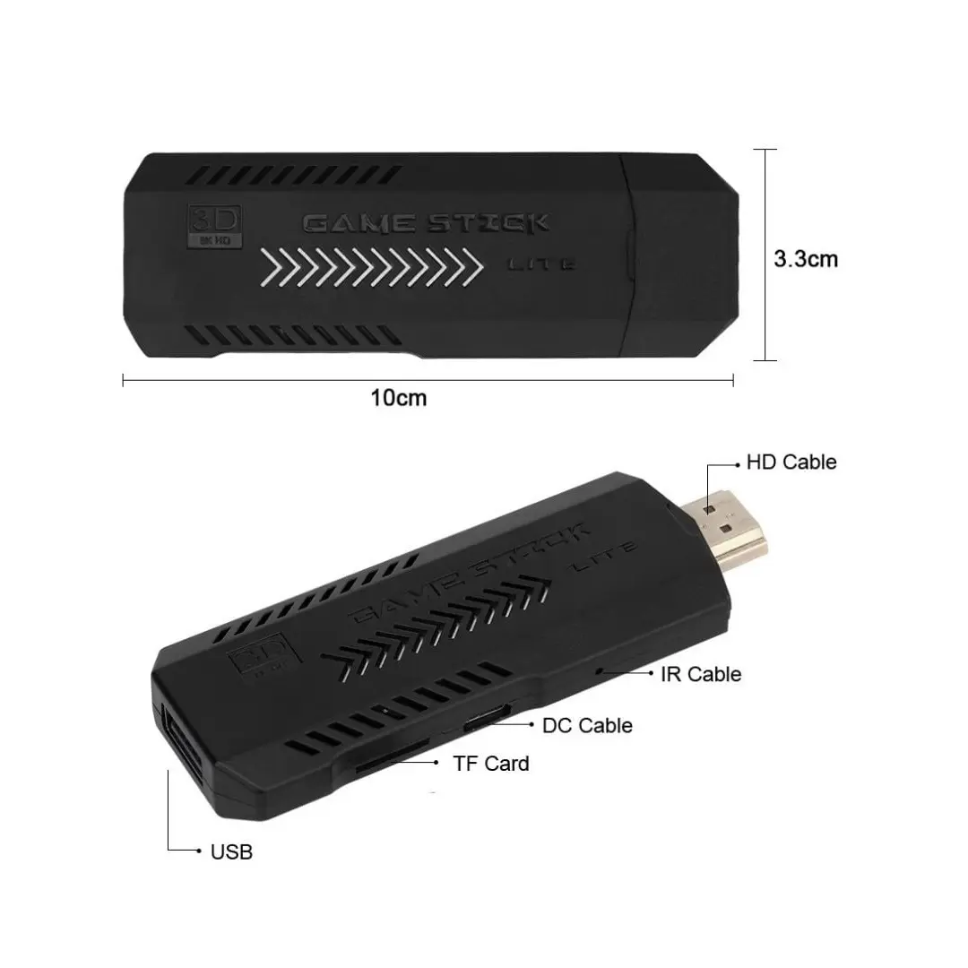 Consola Gamestick X2 Ultra de 128 GB V2026 (40000 Juegos, Mando Recargable) - Imagen 4