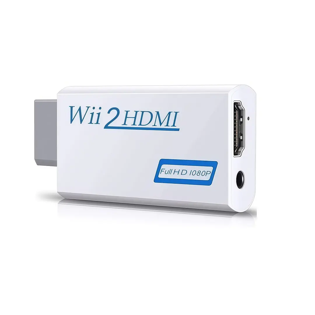 Adaptador Convertidor Hmdi Para Wii con Entrada de Audio