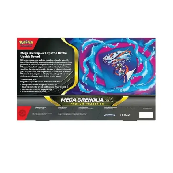 Pokemon TCG Mega Greninja ex Premium Collection Ingles - Imagen 6
