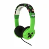 Audifonos para Niños Minecraft Creeper con Cable Jack 3.5mm y Proteccion 85dB (OTL)