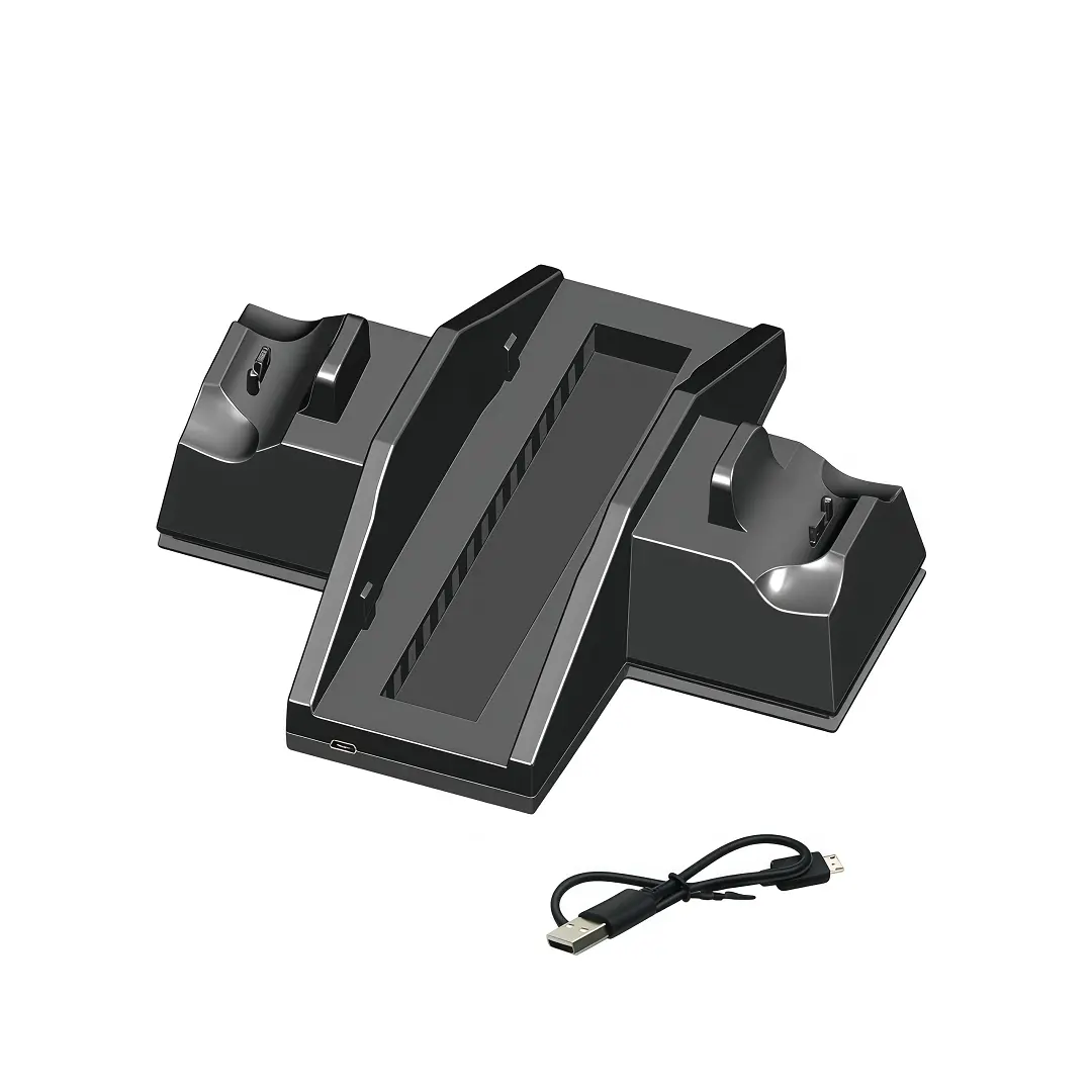 Base de Carga Dual y Soporte Vertical para Consola PS4 / PS4 Pro - Imagen 2