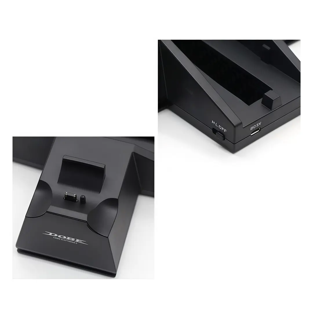 Base de Carga Dual y Soporte Vertical para Consola PS4 / PS4 Pro - Imagen 4