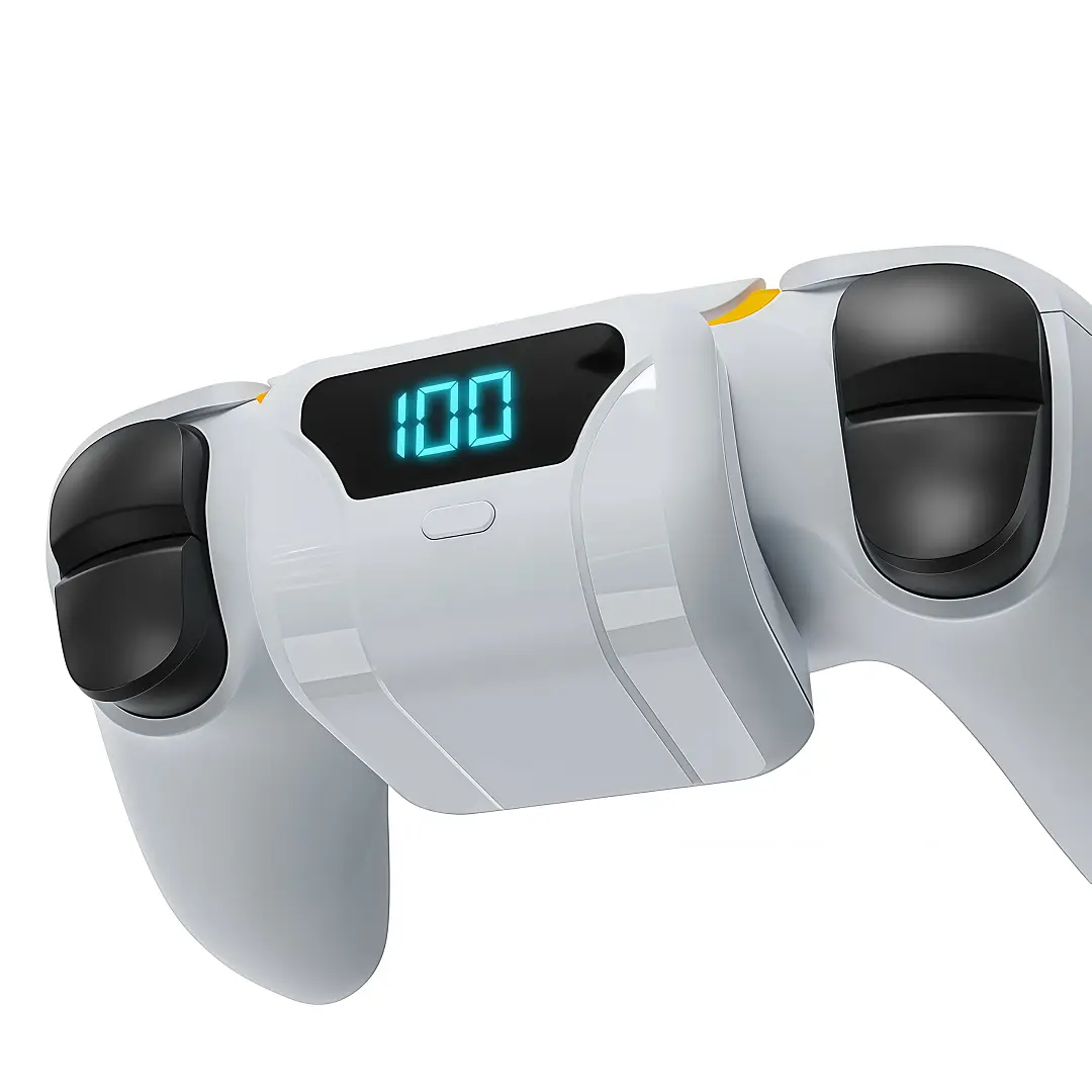 Bateria Recargable Externa de 1500mAh para Mando PS5 DualSense con Pantalla LED - Imagen 2