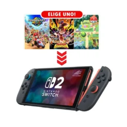 Alternative view of Consola Nintendo Switch 2 Neon + Bundle Juego Digital a Elegir (Mario Kart World / Donkey Kong / Pokémon)