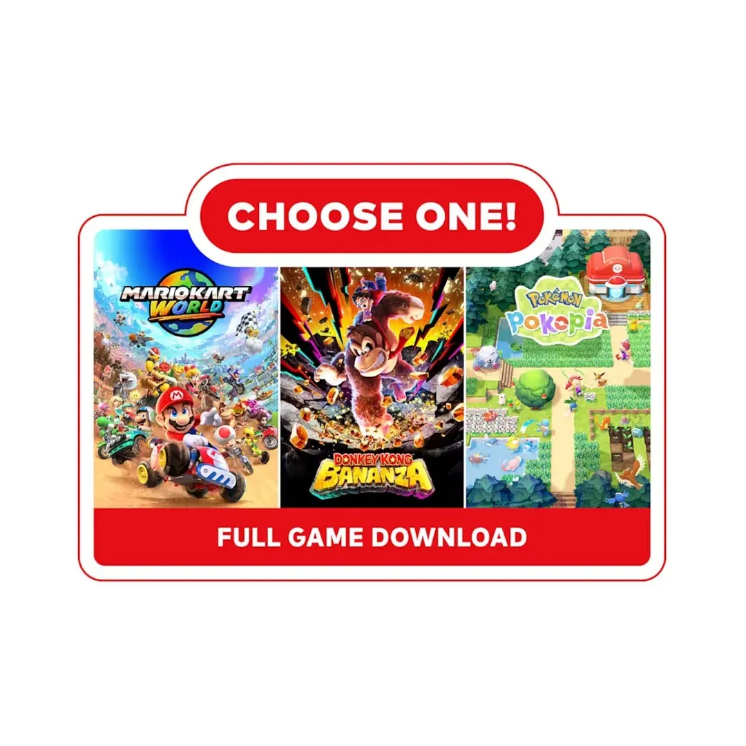 Consola Nintendo Switch 2 Neon + Bundle Juego Digital a Elegir (Mario Kart World / Donkey Kong / Pokémon) - Imagen 3