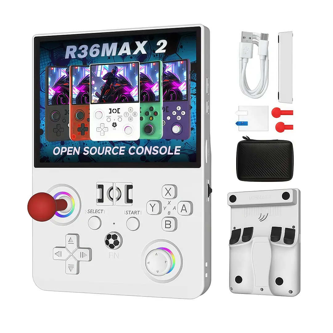 Consola R36 Max 2 de 128 GB Pantalla Ips (40 Mil Juegos Retros) - Imagen 2
