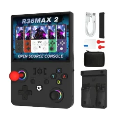 Consola R36 Max 2 de 128 GB Pantalla Ips (40 Mil Juegos Retros)