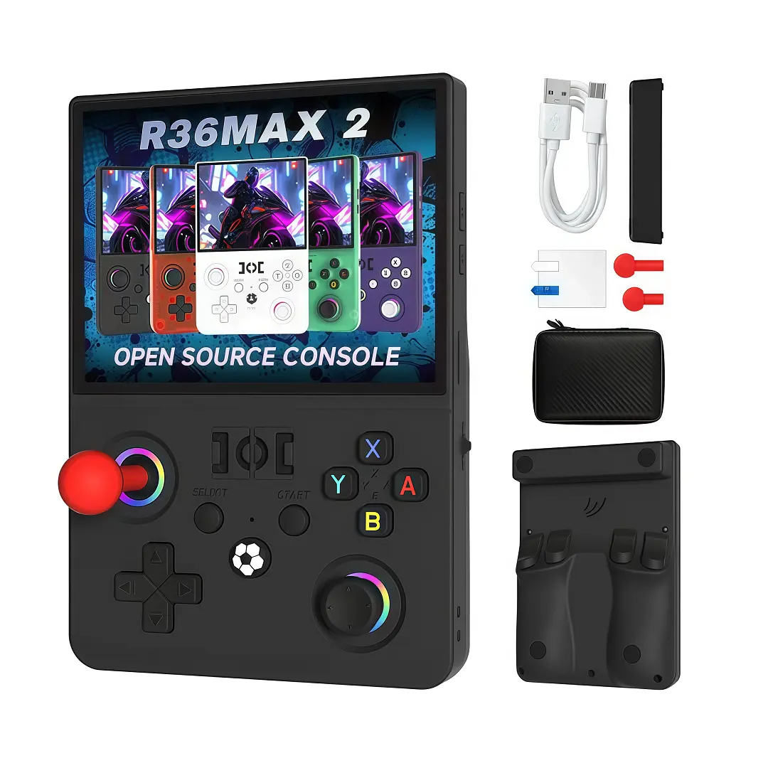 Consola R36 Max 2 de 128 GB Pantalla Ips (40 Mil Juegos Retros)