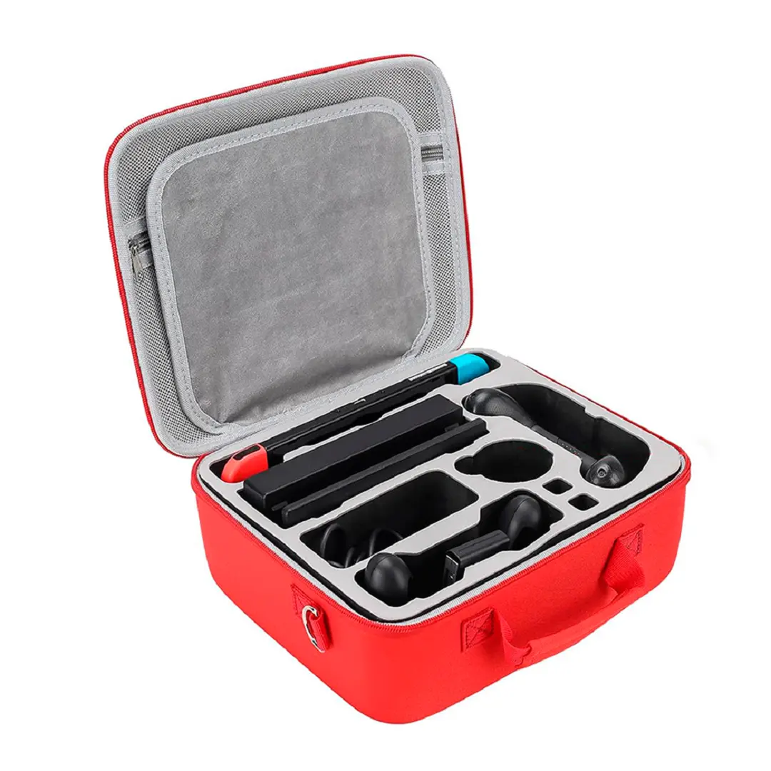 Estuche Maletin Pokemon Rojo y Blanco para Nintendo Switch de Viaje - Imagen 2