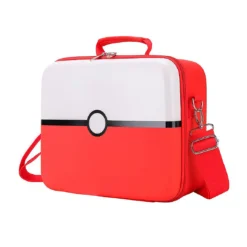 Estuche Maletin Pokemon Rojo y Blanco para Nintendo Switch de Viaje