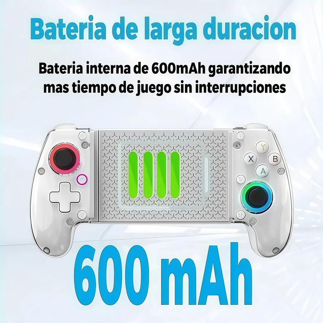 Mando Telescopico Inalambrico para Celular / Tipo Control Gamer RGB (Android / iOS / Switch / PC) - Imagen 4