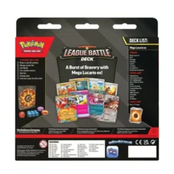 Alternative view of Pokemon TCG League Battle Deck Mega Lucario Ingles
