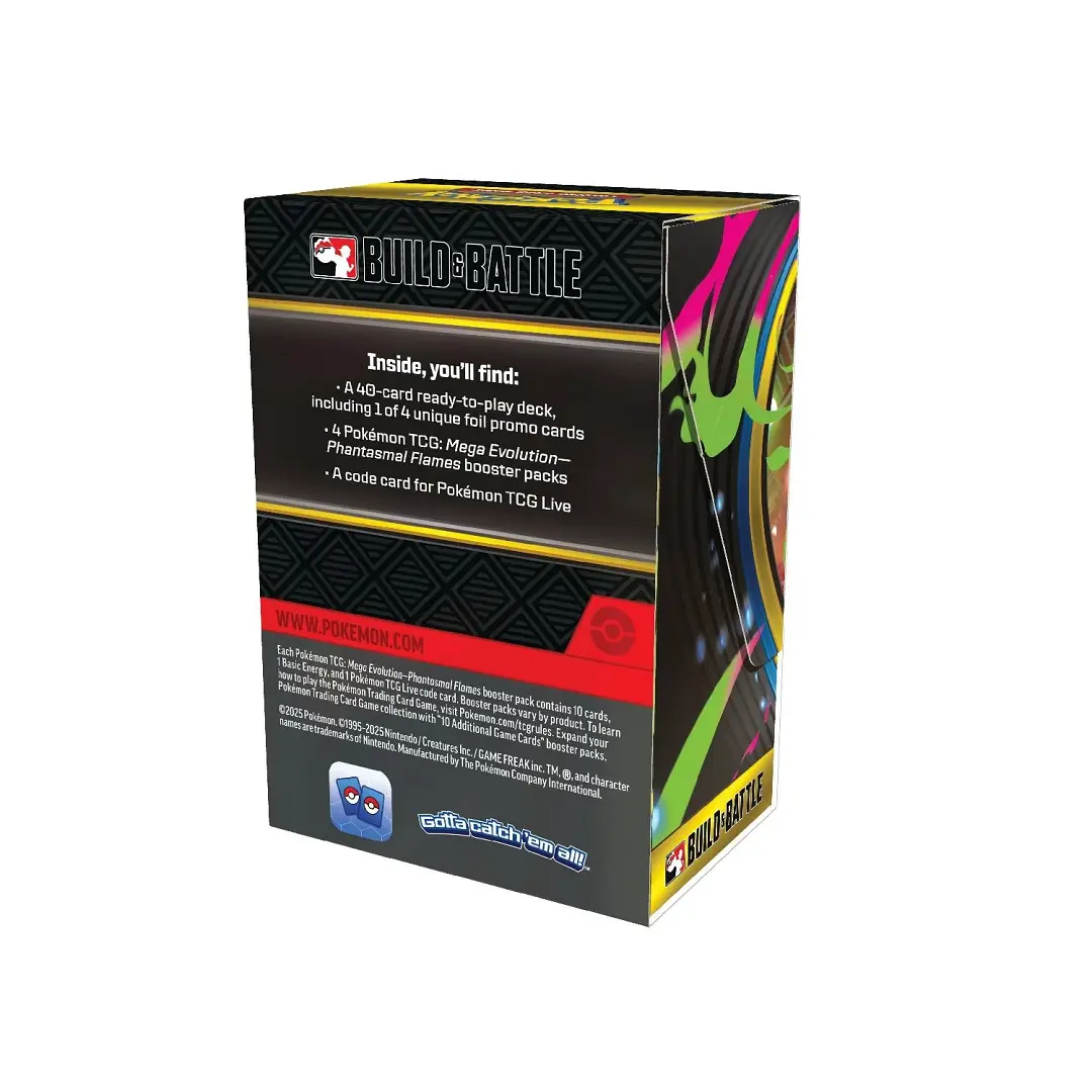 Pokemon TCG Phantasmal Flames Build & Battle Box Español - Imagen 3