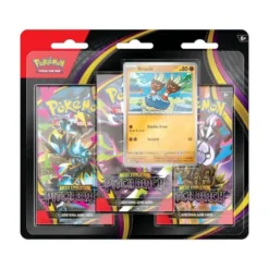 Pokemon TCG Pitch Black 3 Pack Blister Binacle Ingles
