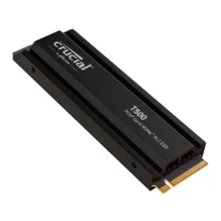 Alternative view of Disco Solido SSD M.2 NVMe Crucial T500 Pro 2TB PCIe Gen4 con Disipador (Compatible con PS5 / PC)
